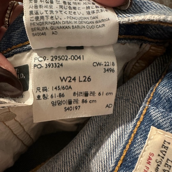 LEVIS 501 Skinny sz 24 tango light - Picture 6 of 8